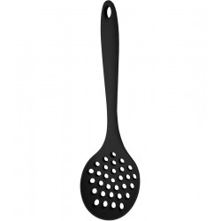 Escumadeira 28cm Silicone Preto Mimo Style